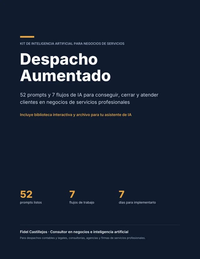 Portada del kit Despacho Aumentado