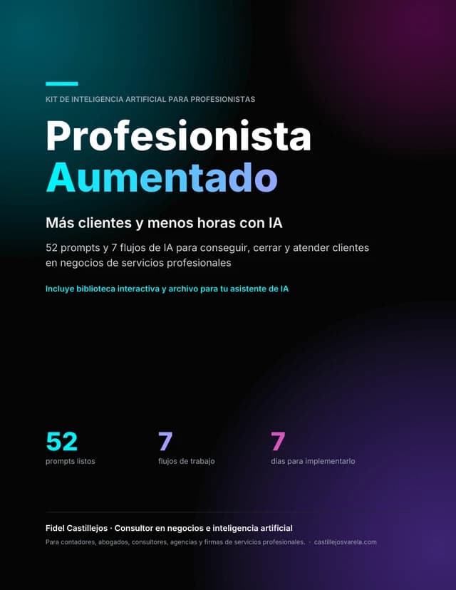 Portada del kit Profesionista Aumentado